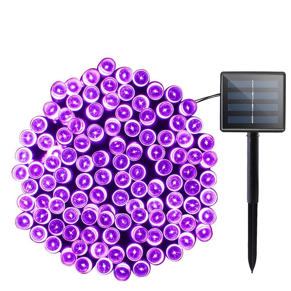 200LED Solar Christmas Lights - Flashing Multicolor Outdoor String for Holiday Parties