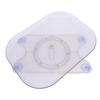 Refrigerator Lazy Turntable Organizer Square Clear Acrylic PET Rotating Fridge Tray for Kitchen
