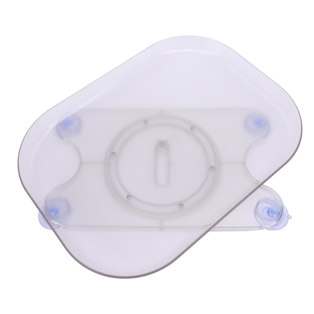 Refrigerator Lazy Turntable Organizer Square Clear Acrylic PET Rotating Fridge Tray for Kitchen