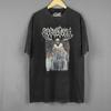 Sepultura T Shirt Bestial Devastation Album Vintage Tee Death Metal Merch Mens Short Sleeve Washed Cotton Shirt Metalhead