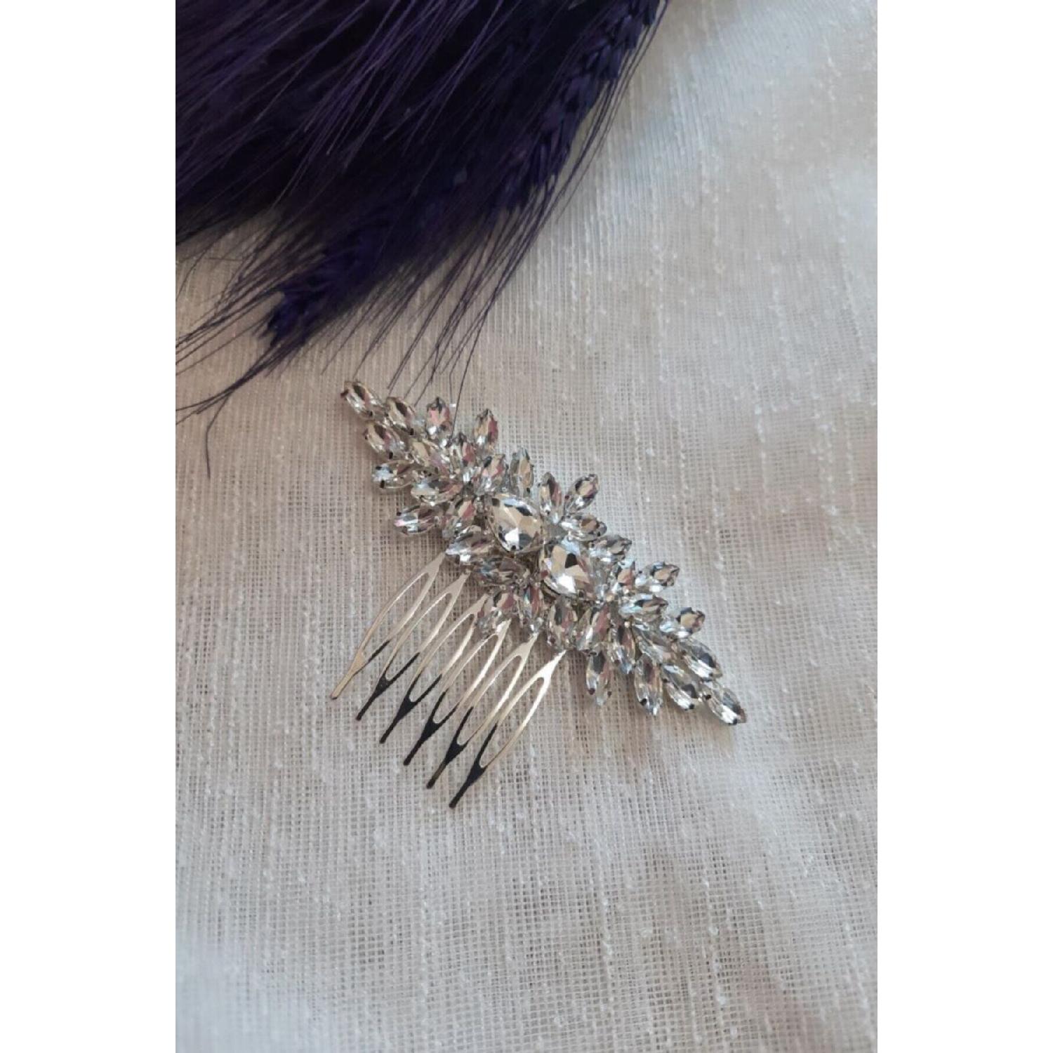 

Весільний аксесуар для волосся Crystal Stone Comb Заколка для волосся