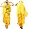 Ethnic Belly Dance Costume with Rotating Pants: Xinjiang & Indian Dance Performance Set