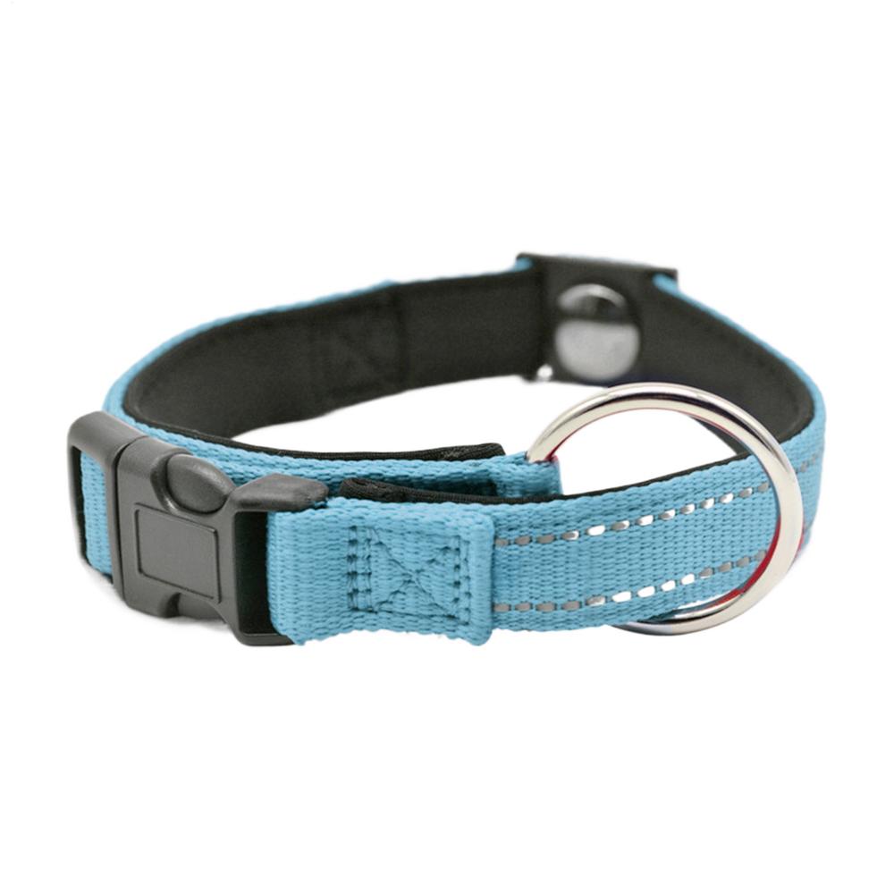 Dog Collar Reflective Adjustable Senior Pet Magnet Neck Collar For Travel Holiday Training Living Room Night Walking Camping