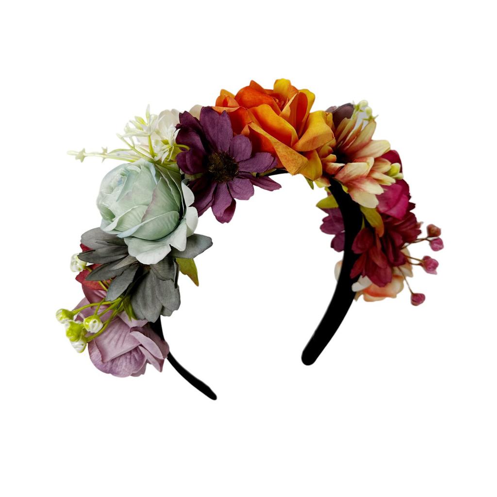 New simulated flower headband Hawaiian bohemian vacation party photo headgear