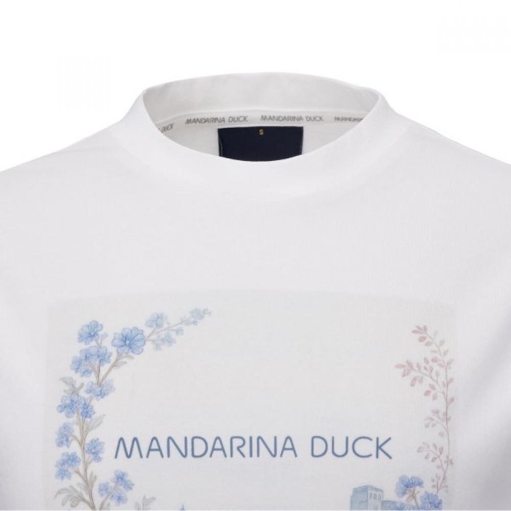 Mandarina Duck Women S BoTanical Graphic T ShirT h7S09150