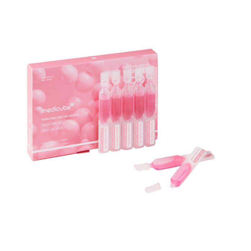 

Medicube PDRN Pink One Day Serum Skin Vitality Hydrating Ampoule Set 1.5ml x 10ea 1