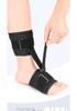 Adjustable Black Foot Brace: Breathable Support for Ankle Roll, Plantar Fasciitis, Foot Drop & Stabilization Training