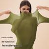 Lightweight Seamless Antibacterial Skin-Beautifying Base Layer: High Elasticity, Comfortable, Warm, Moisturizing