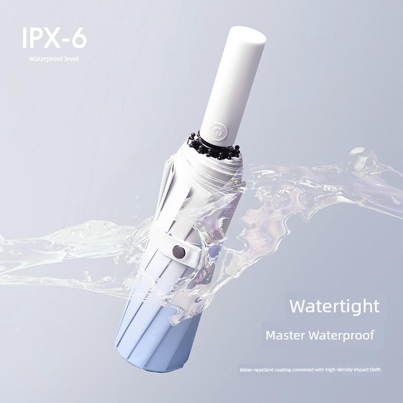 Automatic Umbrella Girls' Good-looking Gradient Sun Umbrella Parasol UV-Proof Sun Umbrella Men's Umbrella Dual-Use