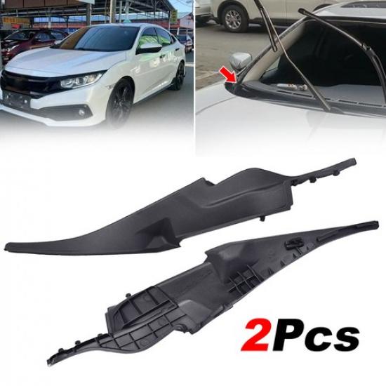 Для Honda Civic 2016-2021 Передний Стеклоочиститель Боковая Накладка-Расширитель Кожуха Стеклоочистителя Декоративная Накладка