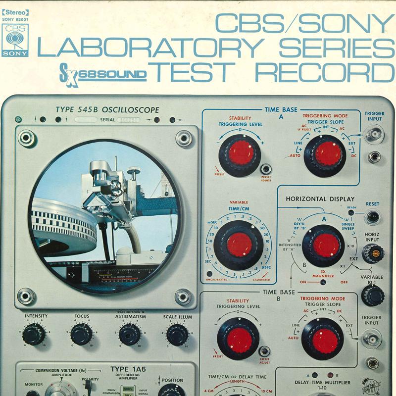 LP Record LABORATORY SERIES SX68 Sound Test Record SONY92001 CBS SONY Japan Japanese Others Used