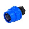 1/2" 3/4" 1" 1.2" 1.5" Female Thread Irrigation Adapter PE Pipe 20/25/32/40/50mm PE Pipe Straight Quick Connector Conversion 1Pc