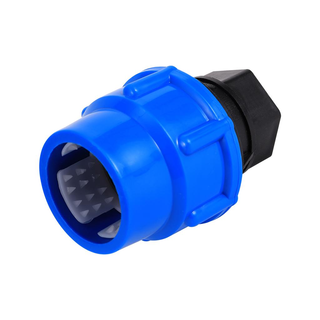 1/2" 3/4" 1" 1.2" 1.5" Female Thread Irrigation Adapter PE Pipe 20/25/32/40/50mm PE Pipe Straight Quick Connector Conversion 1Pc