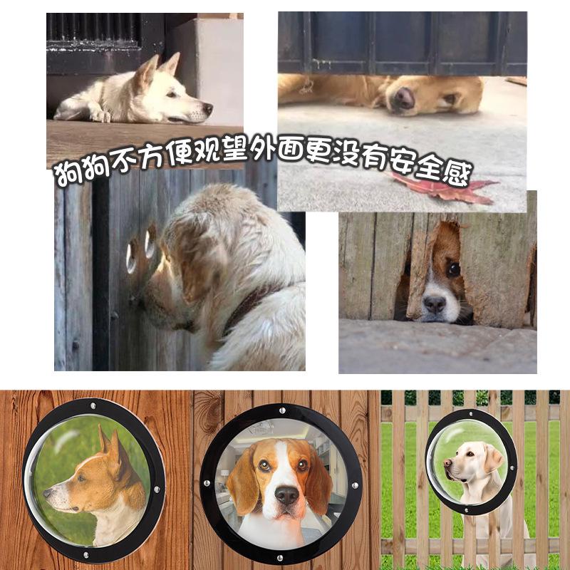 Wall-Mounted Transparent Acrylic Pet Window Fence