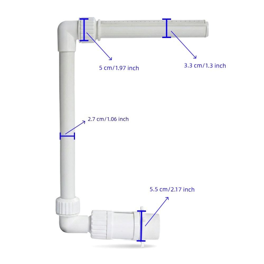 Compact Pool Waterfall Fountain PVC Material Waterfall Sprinkler Durable Pool Fountain Sprayer