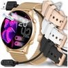 Smartwatch Women's Watch Waterproof PL Menu Calls Smart Watch 4 Straps