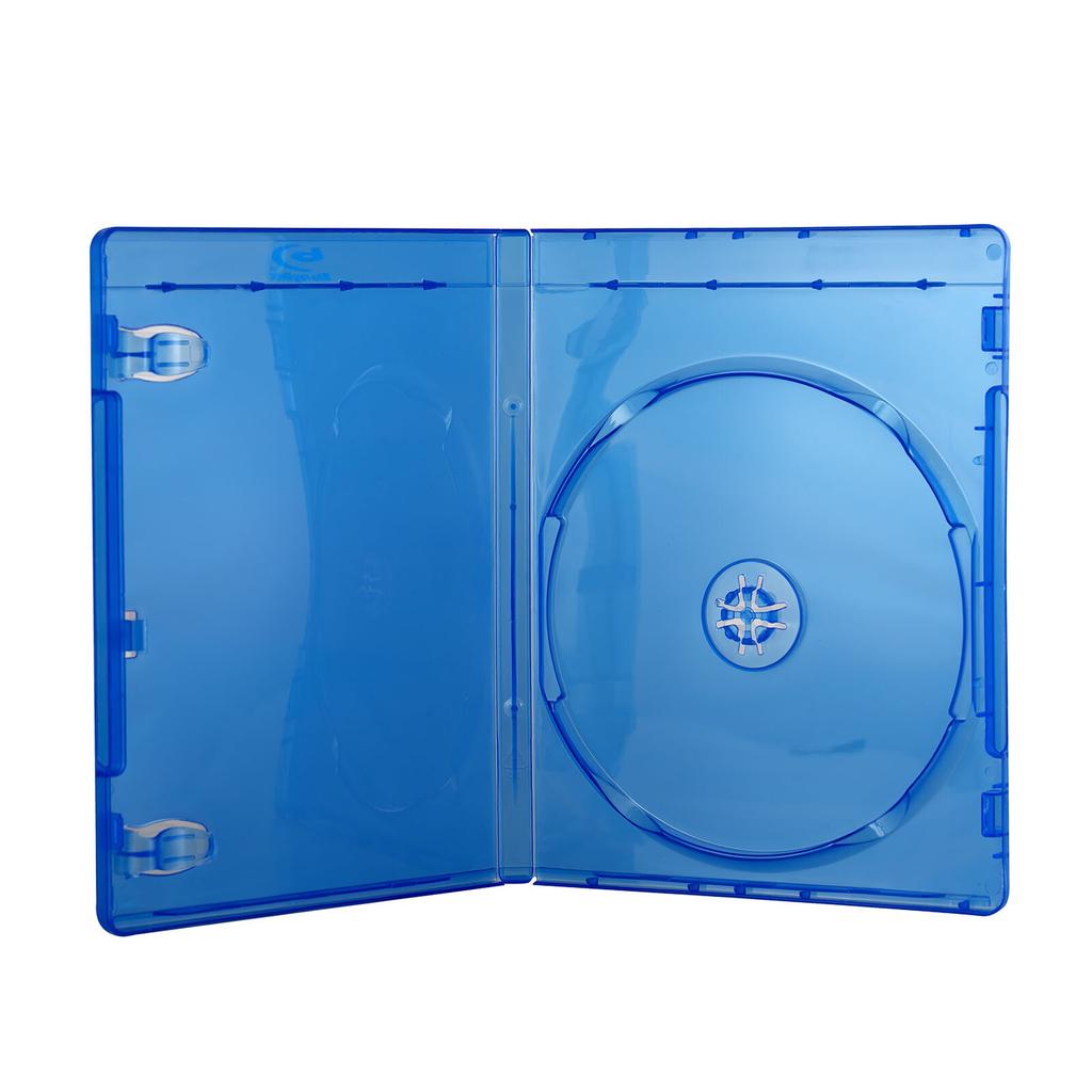 Empty Case DVD CD One Disc Storage Blu Ray Plastic Blue Sleeve Cover 11mm Box