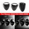 For RHD LHD Nissan 350Z Z33 2003-2009 Carbon Fiber Center Dashboard Gauge Pod Pointer Cover Trim Car Interior Accessories