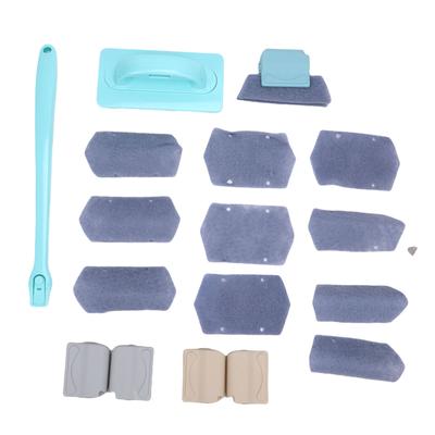 Window Screen Cleaner and Track Cleaning Kit with Mesh Screen Cleaning Brush 3 Groove Brushes and 6 Replacement