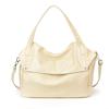 Glossy Faux Leather Hobo Bag Women Fashion Shoulder Bag With Adjustable Strap Soft Texture Handbag Everyday Use