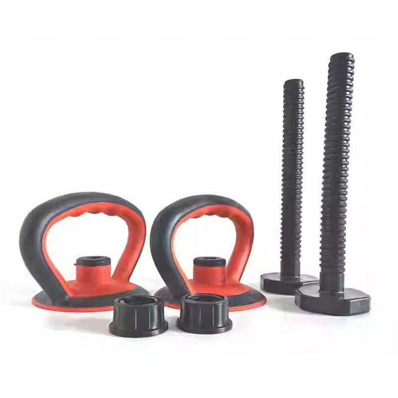 Chiqianli Adjustable Kettlebell Stand & Push-Up Bar Set