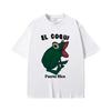 Bad Bunny EL COQUI Žába Trička stejného stylu Debi Tirar Mas Fotos Potisk alba Tričko Pánské Dámské Hip Hop Móda Nadměrné tričko