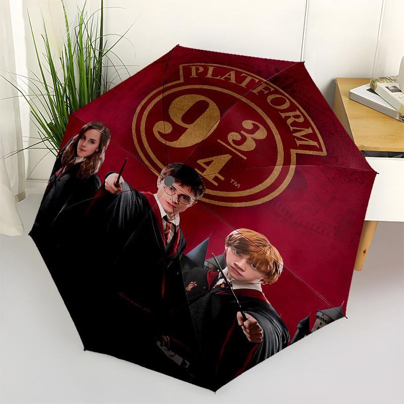 1pc Platform 9 3/4 Umbrella with Plastic Handle,Suitable for All Seasons Travel Outdoor Multi-functional UmbrellaDCS264