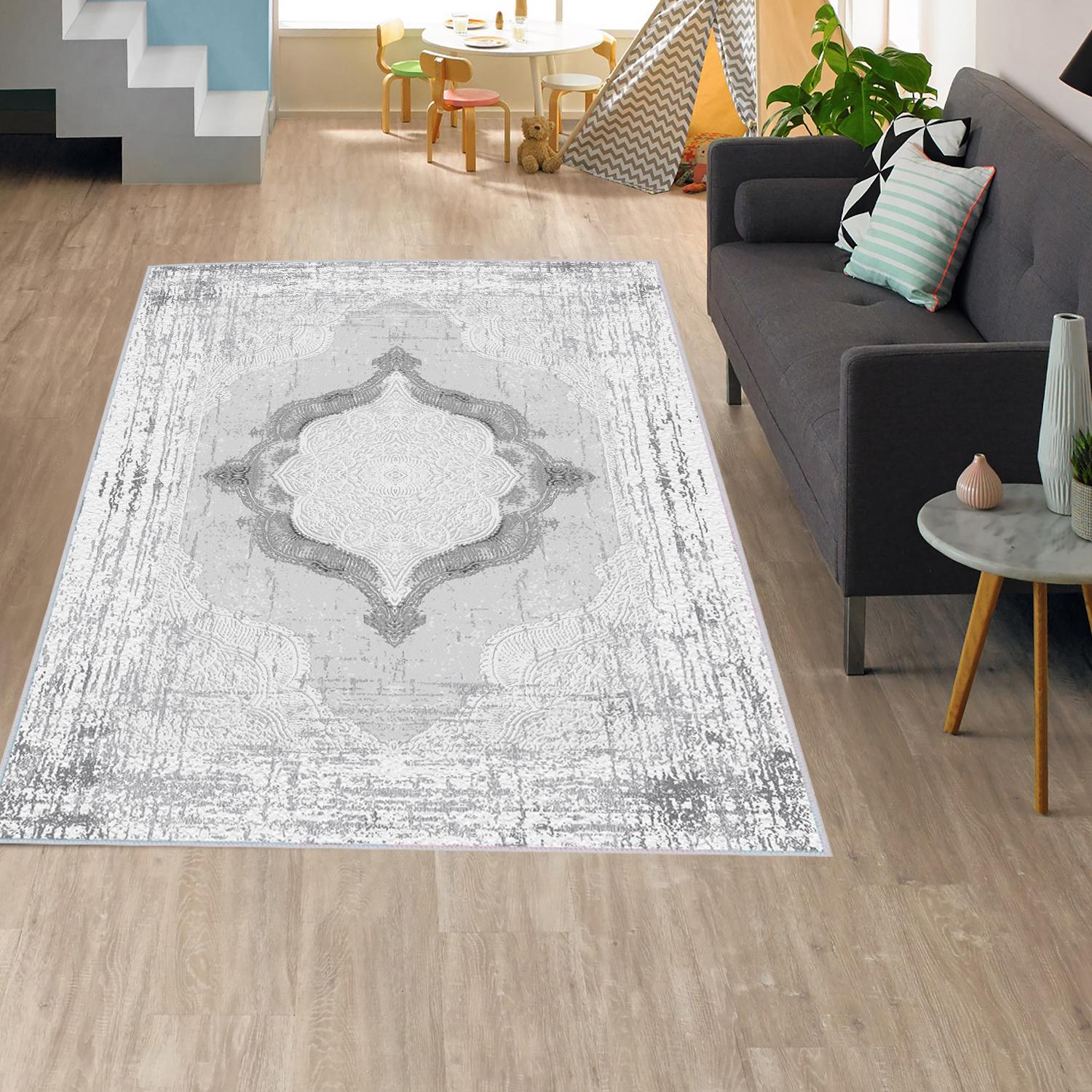 

Rovigo Home Моющийся ковер с принтом RVGHOME1612 50X80 серый