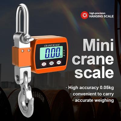 LCD Digital Scale Portable Mini Crane Scale Industrial Heavy Duty Weight Electronic Hook-Hanging Scale