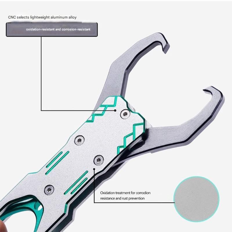 Fishing Tool with Integrated Weight Scale for Accurate Measurement and Easy Handling in Saltwater Angling