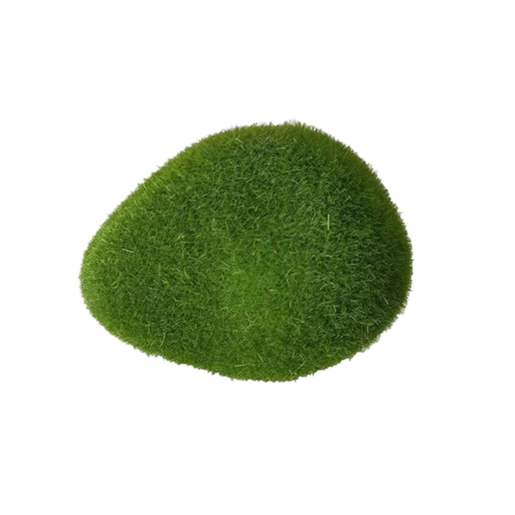 Simulated Moss Stone Micro Bonsai Decoration Fake Moss Stone Artificial Plush Stone