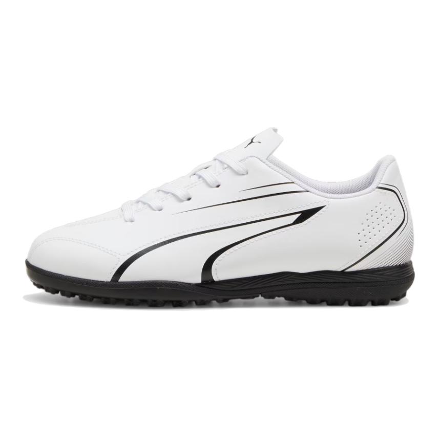 Puma Vitoria TT Удобные Прочные Низкие Детские Футбольные Бутсы Детские Футбольные Бутсы Белый Черный 107487-06 30