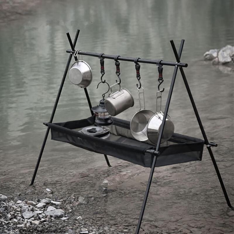 Portable Folding Ultralight Aluminum Alloy Camping Storage Rack Medium