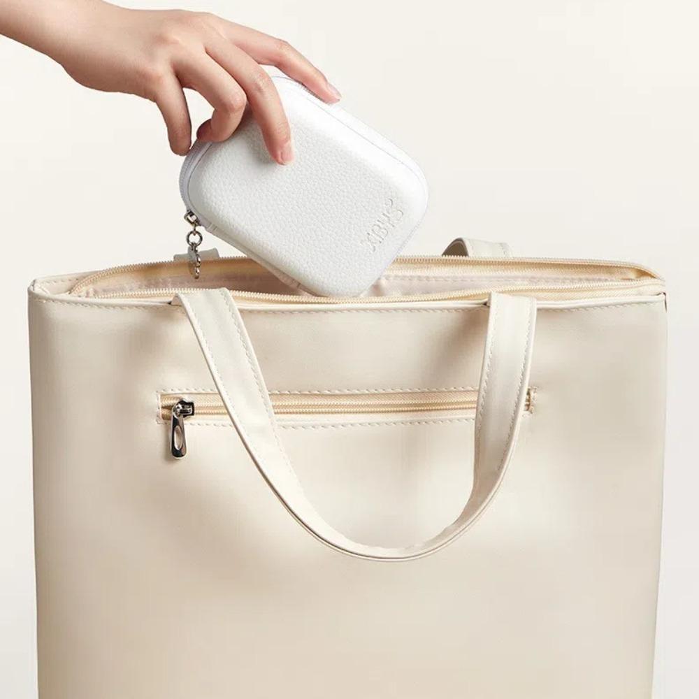 Waterproof Headphone Bag Leather U Disk Organizer Portable Organizer Bag Travel