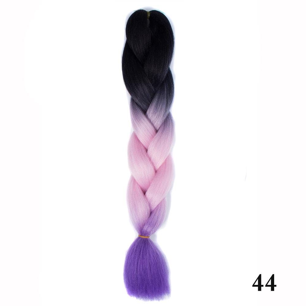 Braids Hair Extensions Balayage Ombre DIY Quick Weave Braiding Hair for Cosplay Daily Use for Women