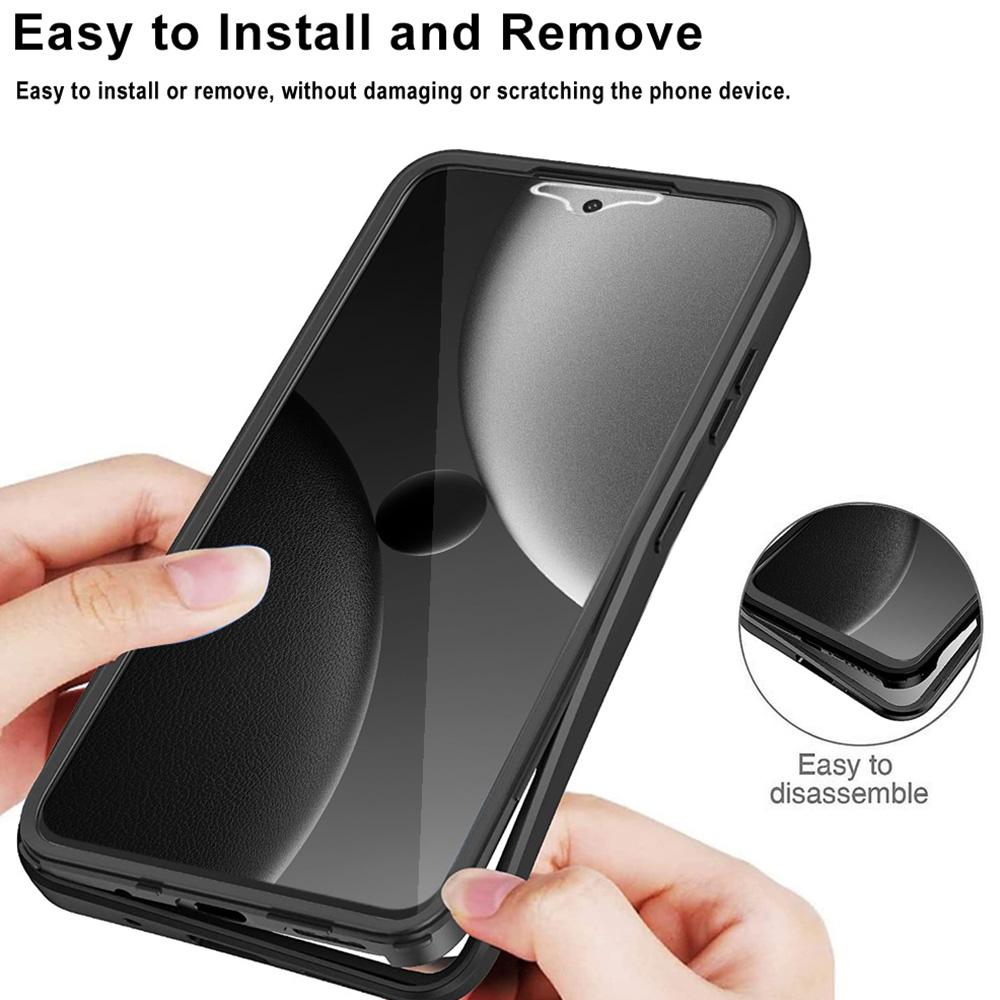 For Xiaomi 15 Ultra Case Acrylic+TPU Clear Phone Cover with PET Screen Film