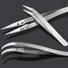 Straight/Curved Tip Ceramic Tweezers Anti-Static Industrial Tweezers  Clamping Tool