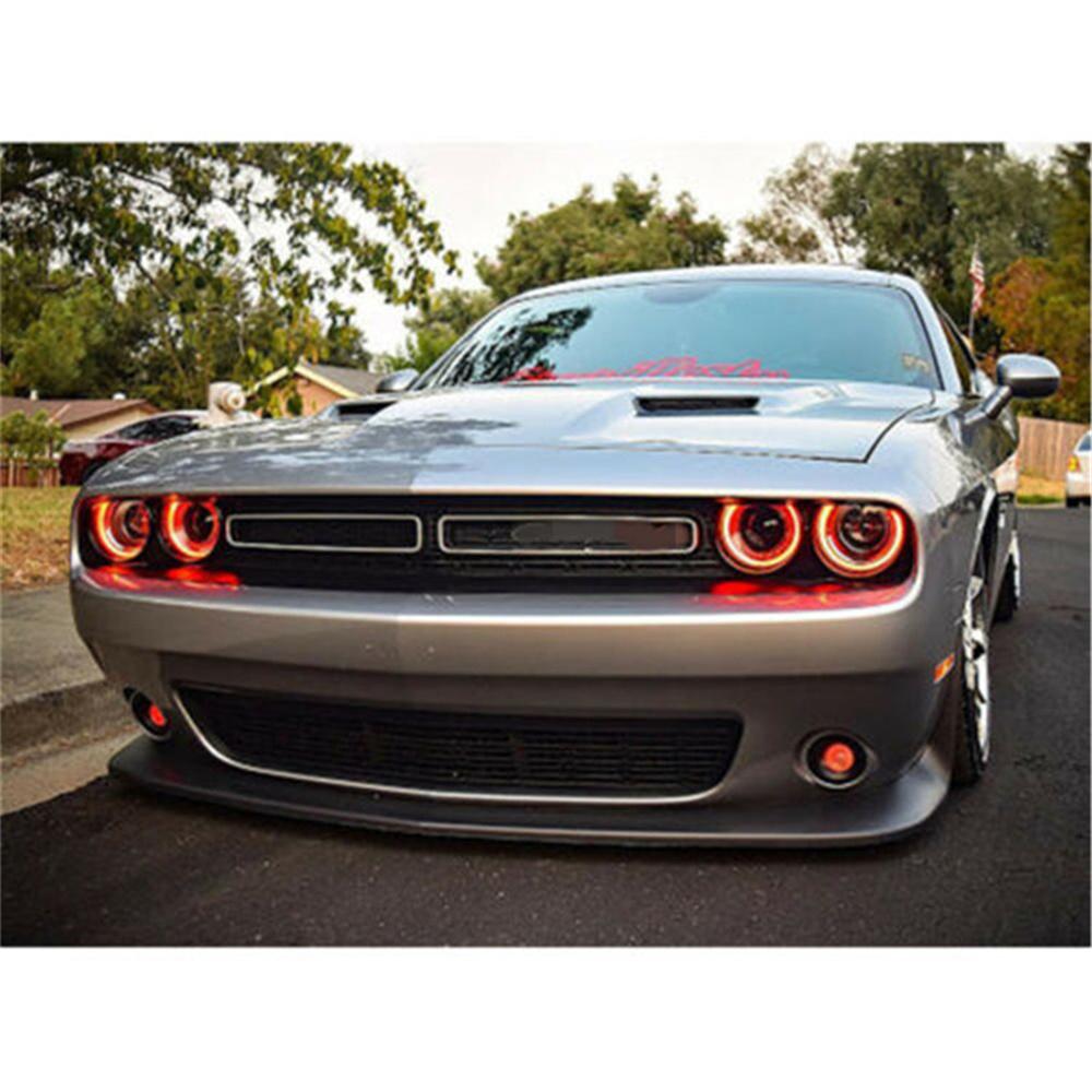 2pcs 80mm RGB COB Angel Eye Halo Ring APP Control For Car LED Headlight Fog Lamp
