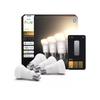 Pack 4 Ampoules LED connectées - PHILIPS HUE - White Ambiance A60 - E27 - 810 lm - Blanc variable