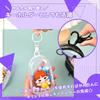 JP Number Oshikatsu Pouch, Acrylic Stand Case, Plush Toy, Clear Pouch, Mini, Transparent Storage, with Balloon (Oval, White)