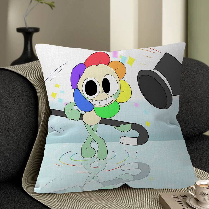 Game D-Dandys World Decorative Room Aesthetics Pillow Case Home Decor Bedroom Sofa Bed Couch Pillow Cover 45x45