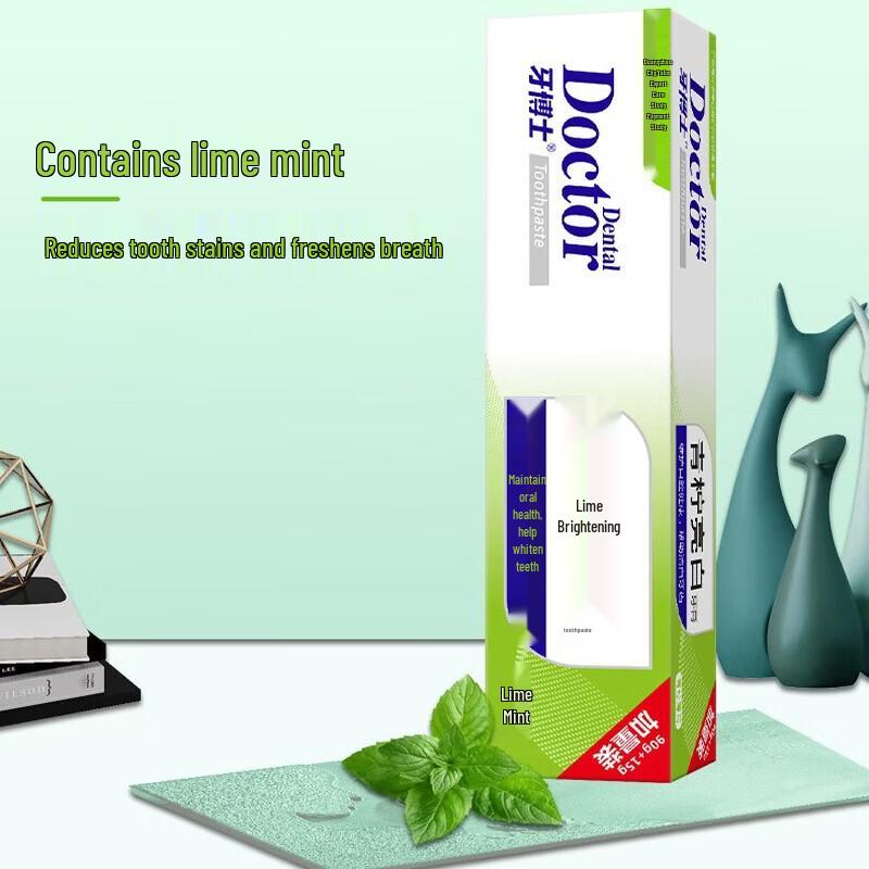 Dr. Dental Lime Brightening Toothpaste (2-Pack)
