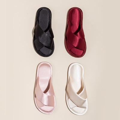 Luxury Red Bridal Slippers: Festive Summer Gift for Bridesmaids