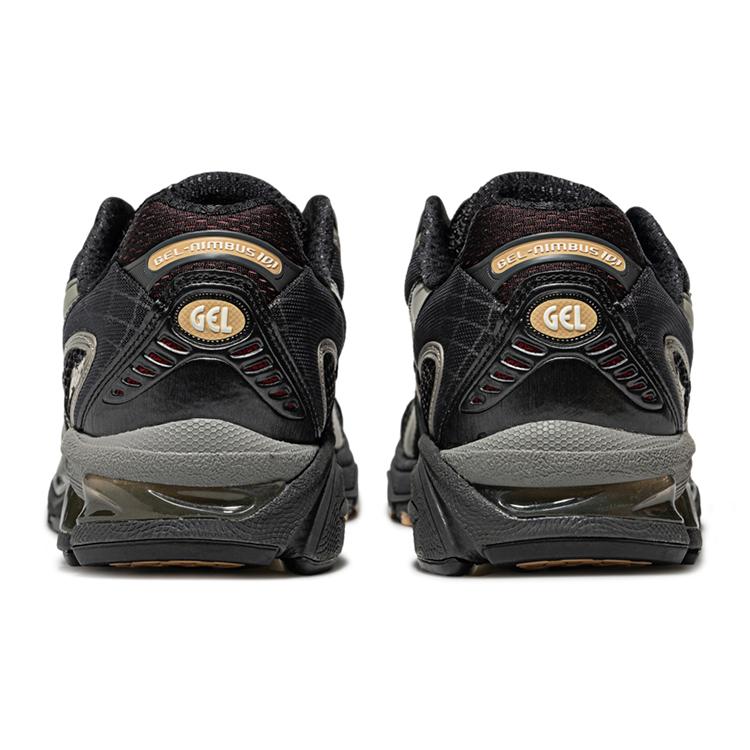 ASICS GEL Nimbus 10.1 Low top Casual City Commuting Running Shoes Unisex Black Gray 1203A543-005