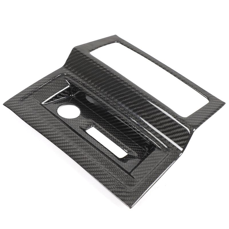 

For Lamborghini URUS 2018-2026 Real Carbon Fiber Rear Anti-kick Cover Car Rear Air Conditioning Outlet Frame Decoration
