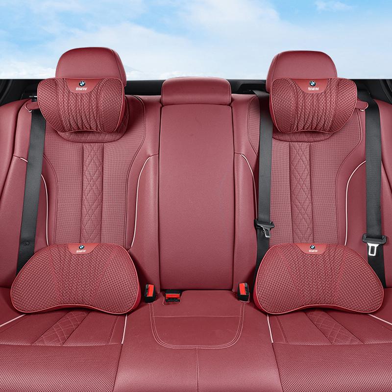 Autokopfstütze Nackenstütze Lendenkissen Autositz Zubehör Für BMW E46 E90 E60 F30 F10 E39 i3 i4 X1 X2 X3 X5 X4 X6 X7 M3 M4 M5