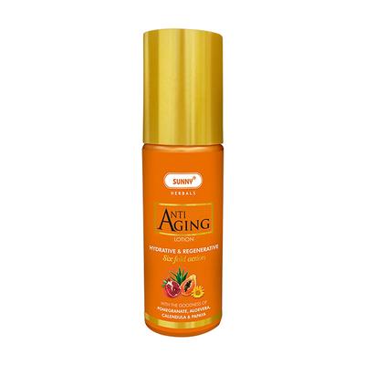 Sunny Herbals Anti Aging Lotion 80ml Pack of 1 | Hydrating Skin Moisture & Elasticity for Women