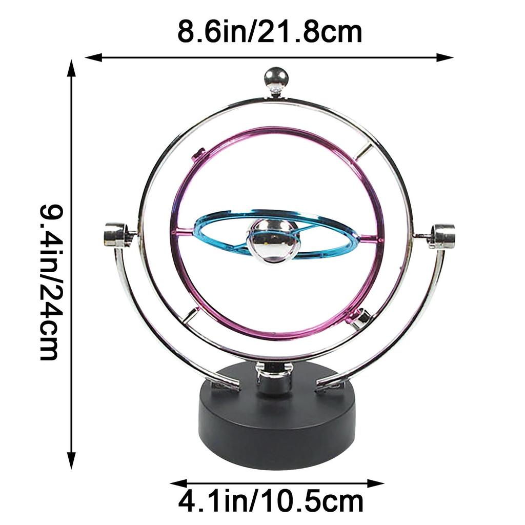 Creative Rotating Ferris Wheel Perpetual Motion Apparatus Simple Newton Pendulum Ball Physical Magnetic Balance Wobbler Gifts