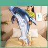 Printed Colorful Rainbow Dolphin Plush Toy Cute Aquarium Amusement Souvenir Park