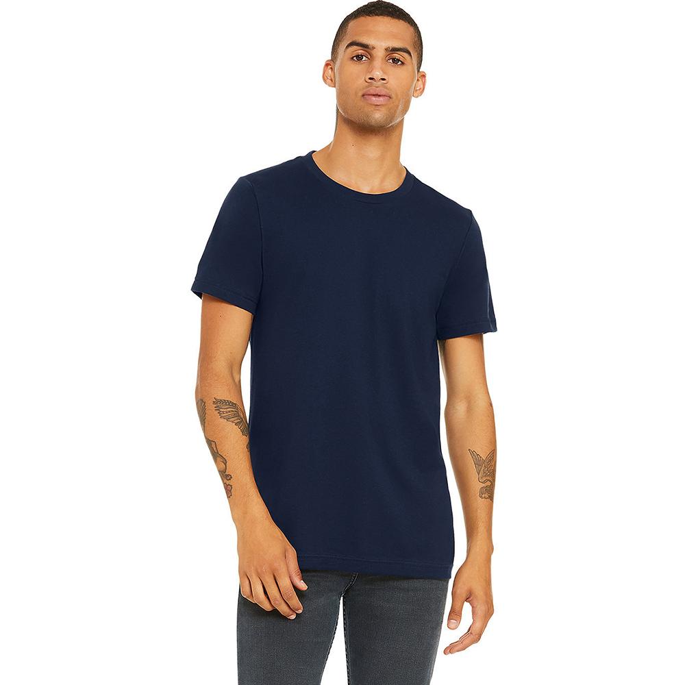 Canvas Unisex Jersey Crew Neck T-Shirt / Mens Short Sleeve T-Shirt